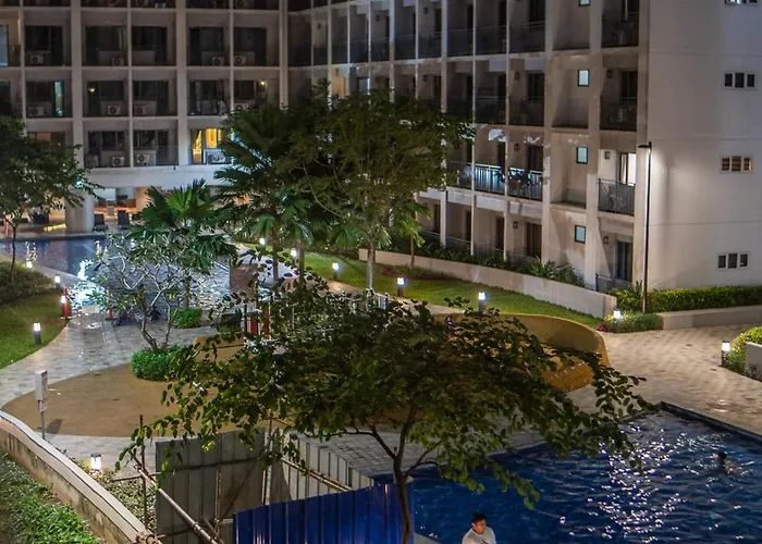 Relaxing 1br Balcony With Pool View Free Parking Aparthotel Manila